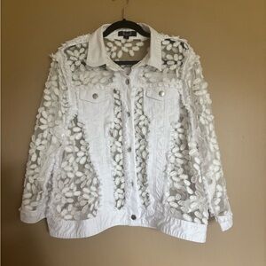 A.Z.I. Denim Lace Jacket